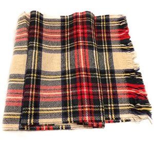 NWOT TRADITIONAL TARTAN SCARF 100% WOOL 10" X 53" PERFECT GUARANTEED
